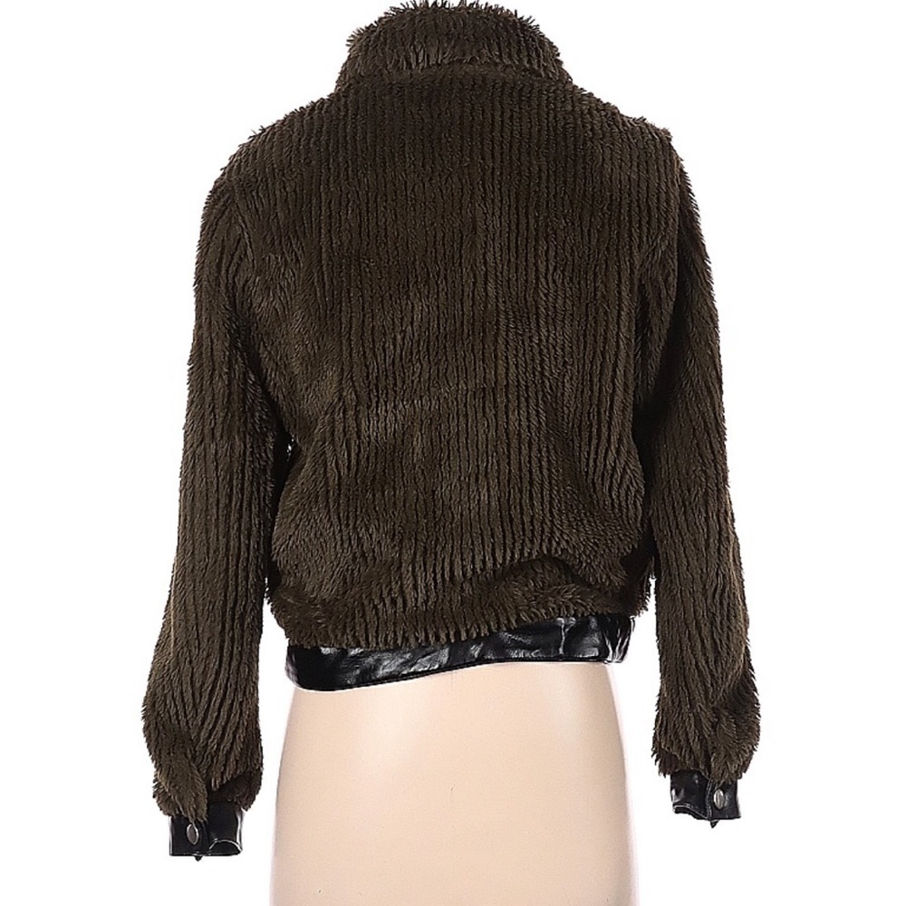 Goldie Faux Fur Bomber Jacket XS - Picture 3 of 3